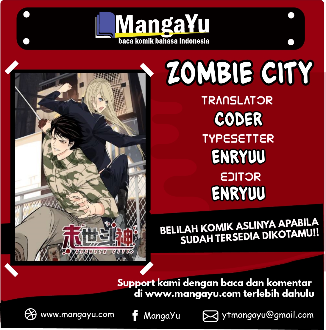 Zoombie City Chapter 01 Bahasa Indonesia