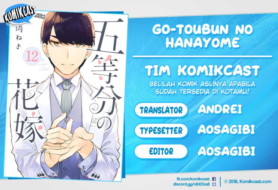 Go-toubun No Hanayome Chapter 112 Bahasa Indonesia page 0