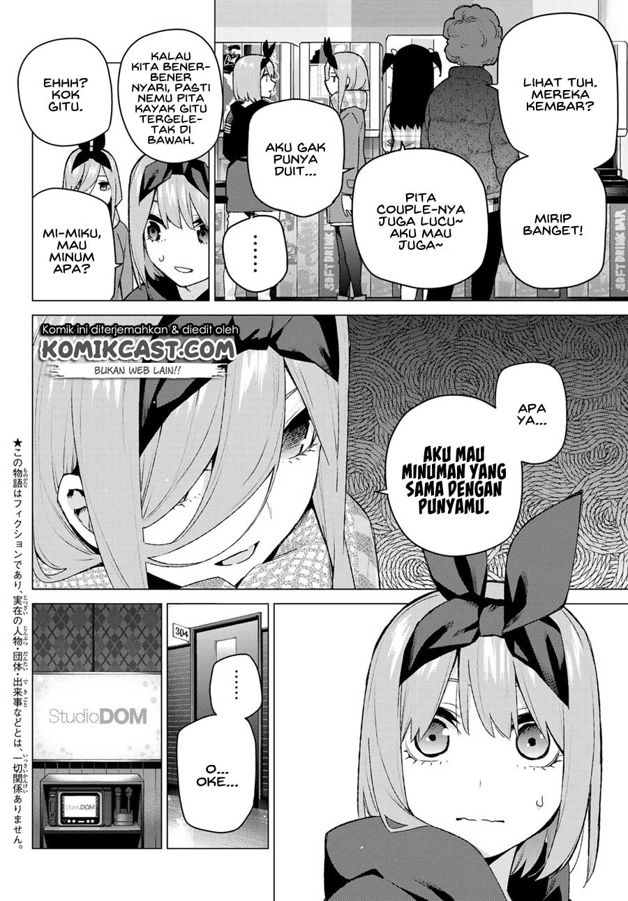 Go-Toubun no Hanayome chapter 116 halaman 4