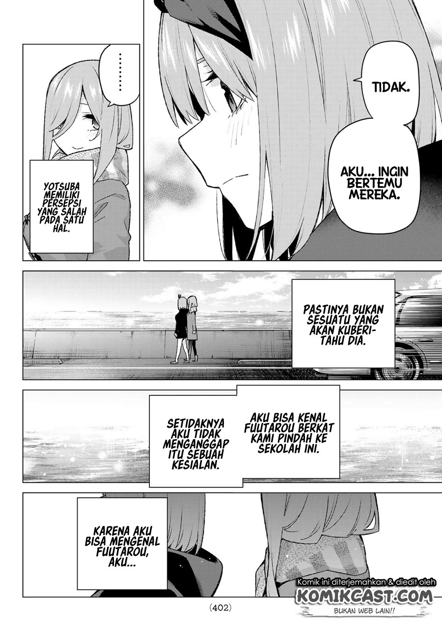 Go-Toubun no Hanayome chapter 116 halaman 18