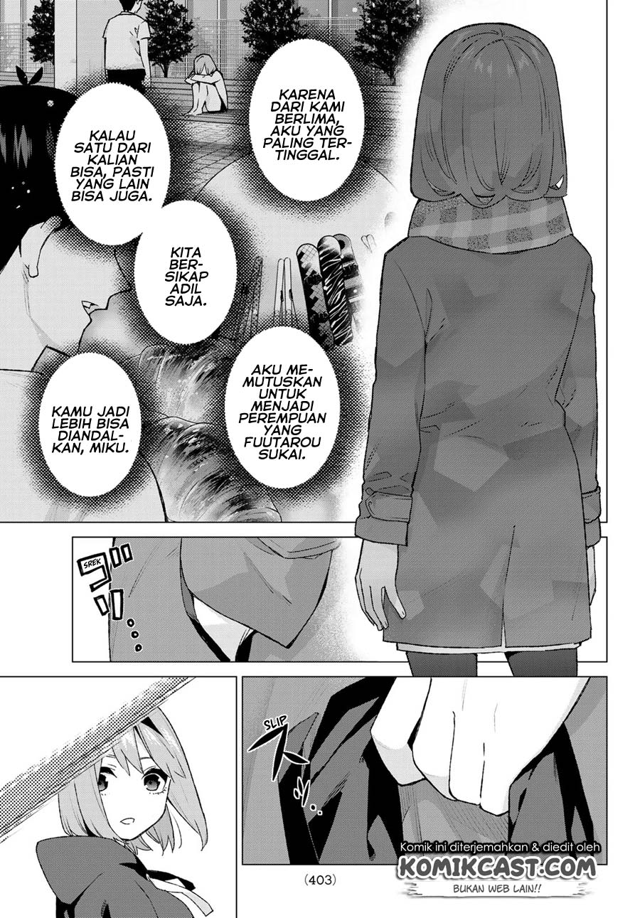 Go-Toubun no Hanayome chapter 116 halaman 19