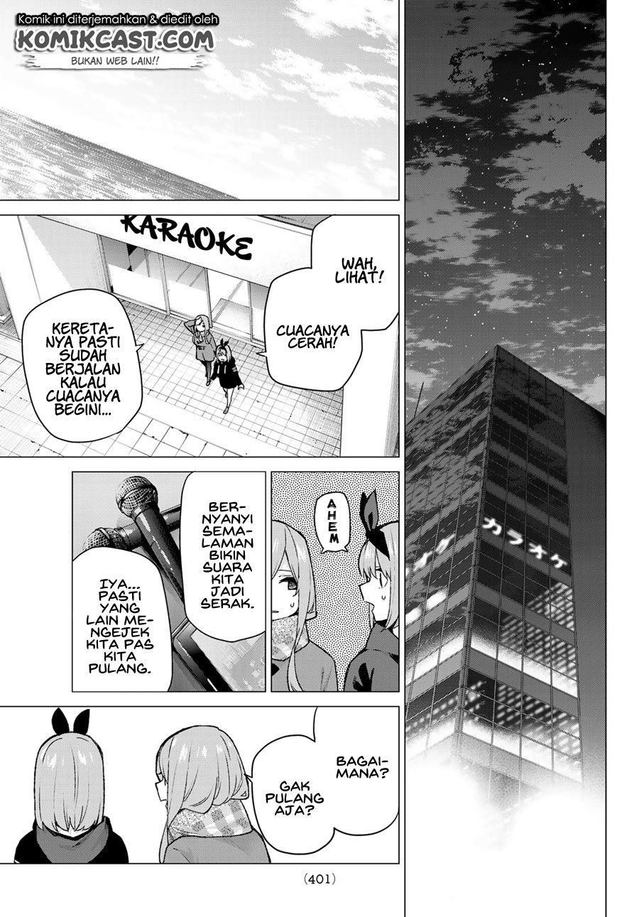 Go-Toubun no Hanayome chapter 116 halaman 17
