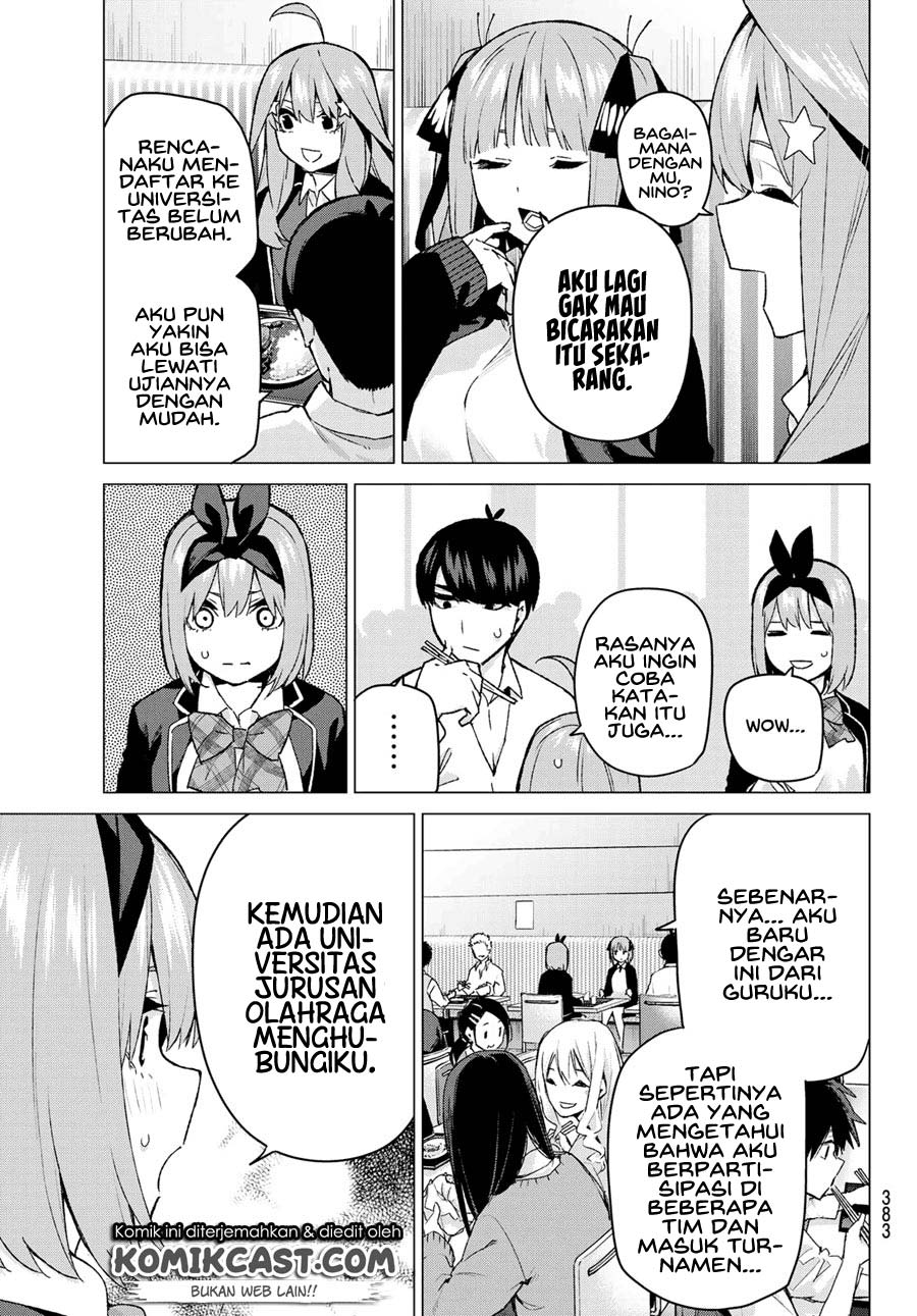 Go-toubun No Hanayome Chapter 117 Bahasa Indonesia page 12