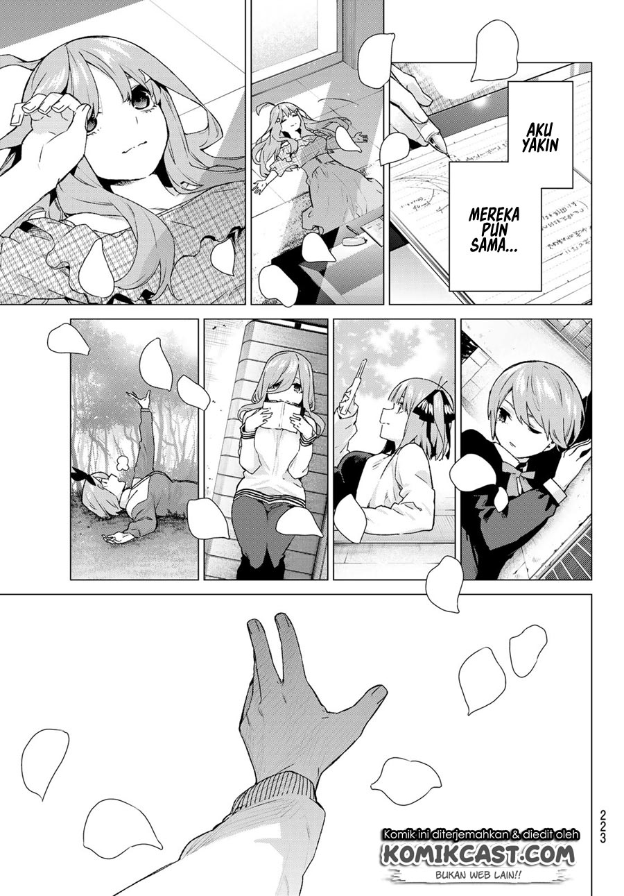 Go-toubun No Hanayome Chapter 120 Bahasa Indonesia page 17