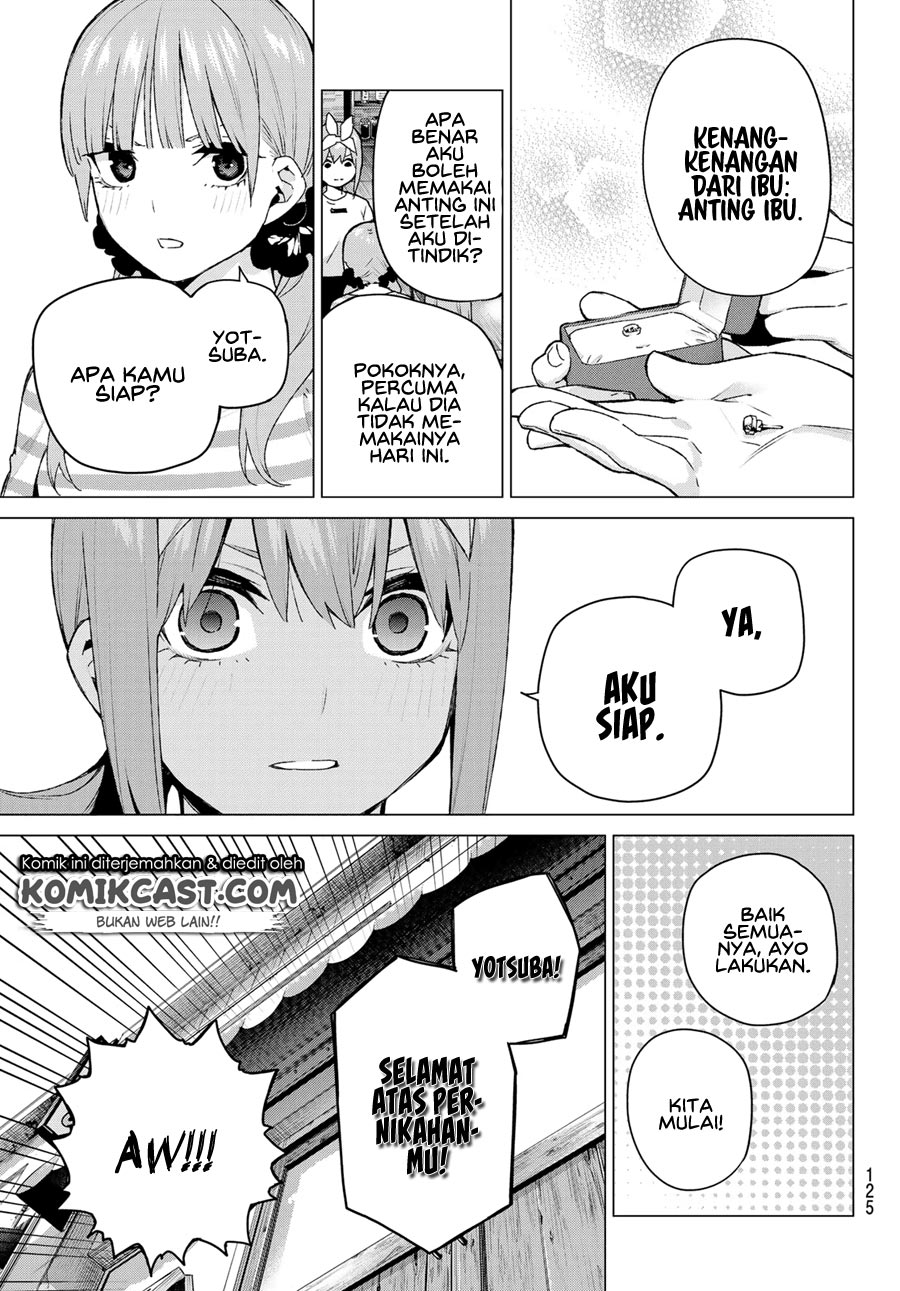 Go-Toubun no Hanayome chapter 121 halaman 13