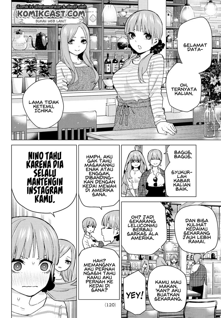 Go-Toubun no Hanayome chapter 121 halaman 8