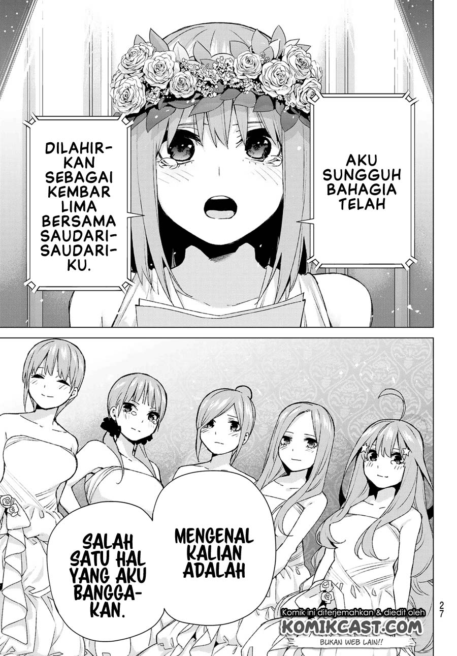 Go-Toubun no Hanayome chapter 122.5 halaman 19