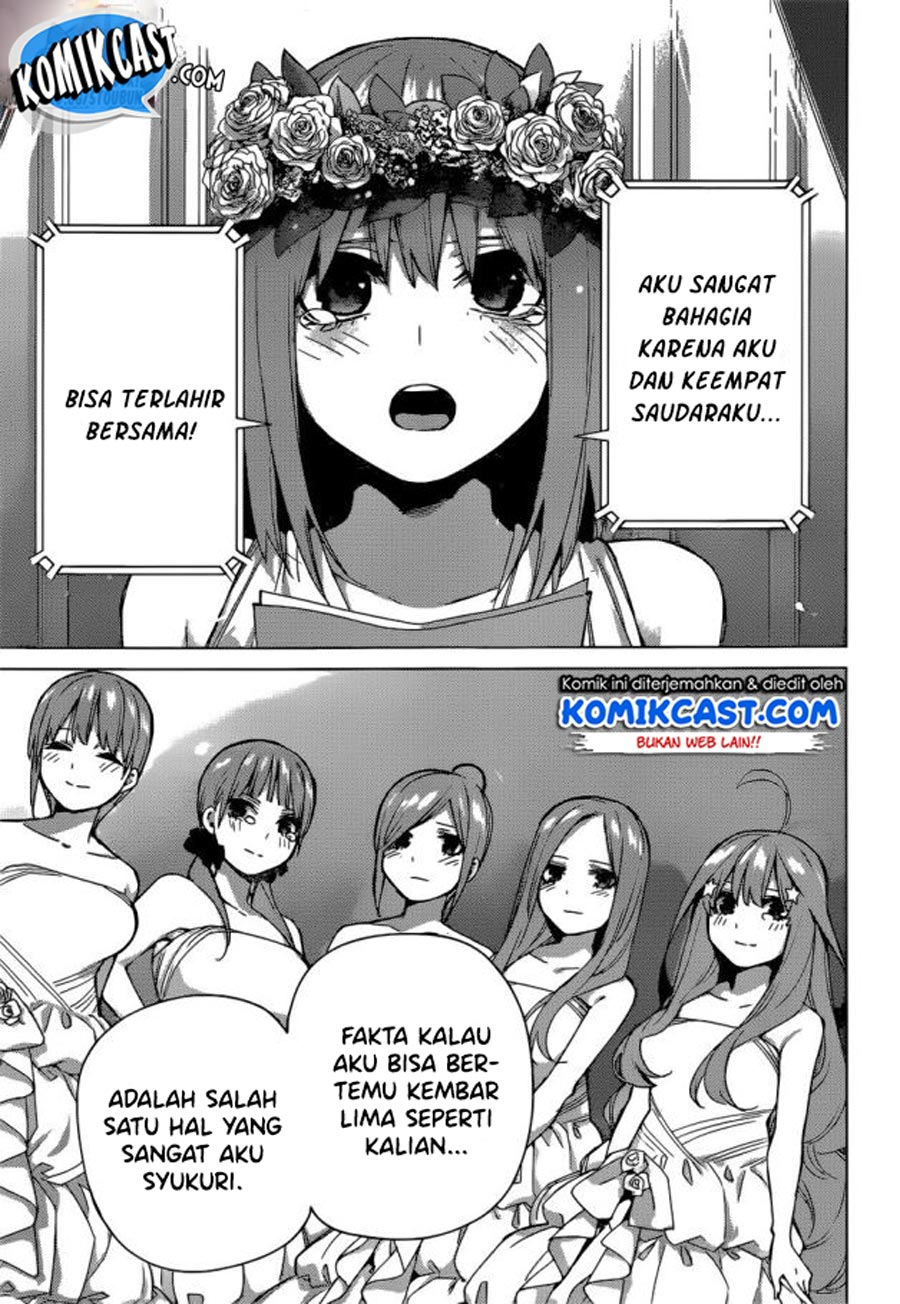 Go-Toubun no Hanayome chapter 122 halaman 16