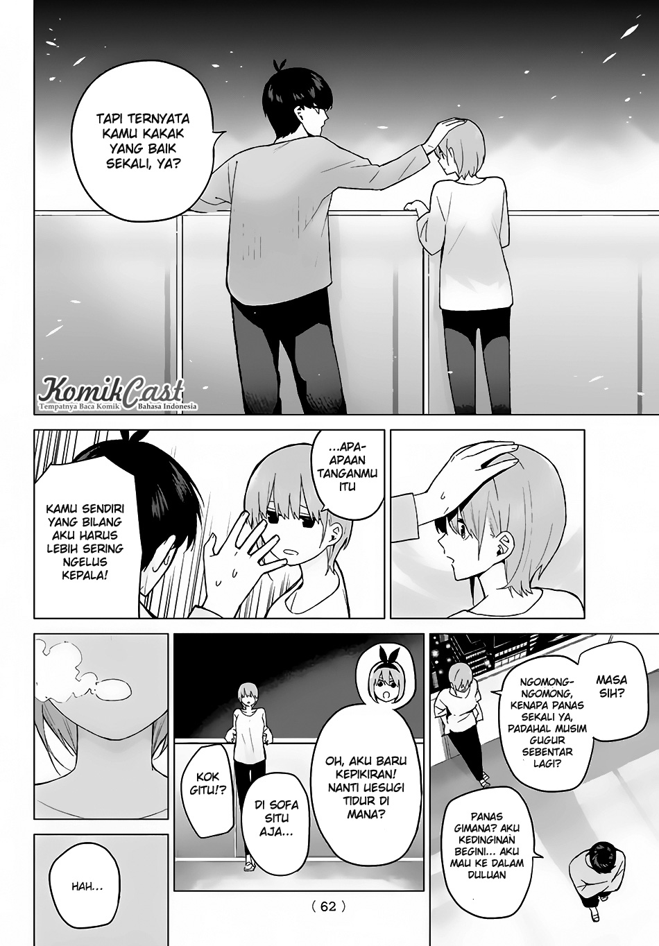 Go-toubun No Hanayome Chapter 17 Bahasa Indonesia page 16