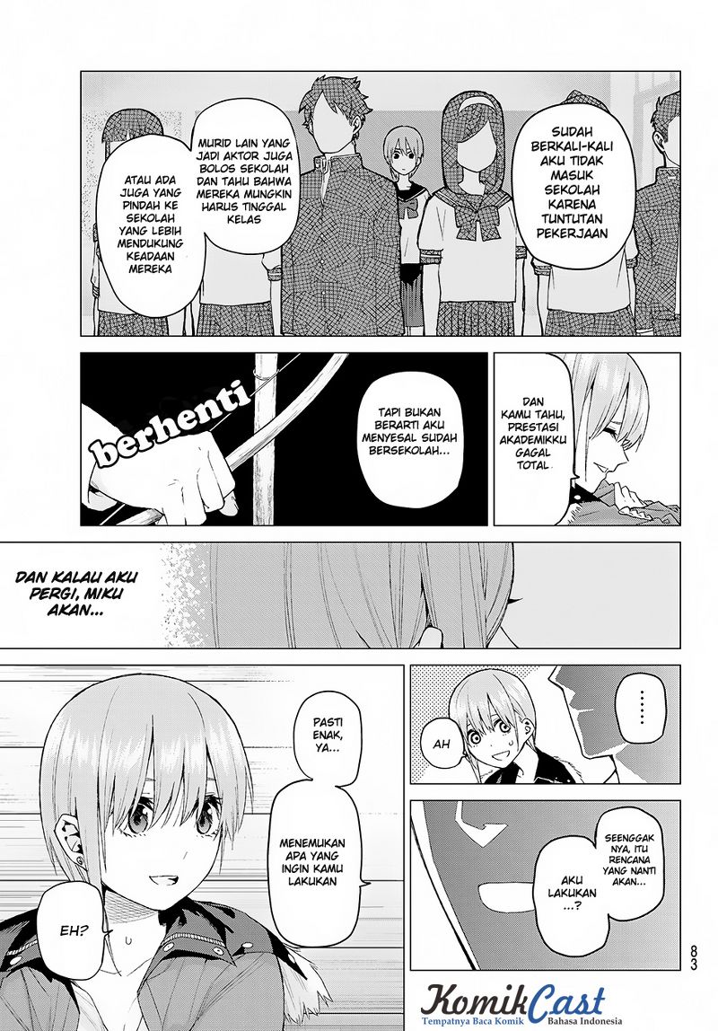 Go-Toubun no Hanayome chapter 28 halaman 8