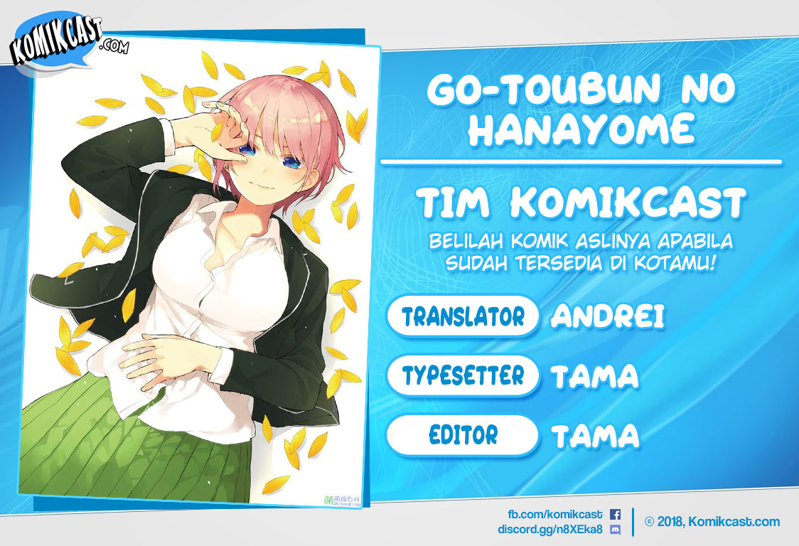 Go-toubun No Hanayome Chapter 58 Bahasa Indonesia page 0