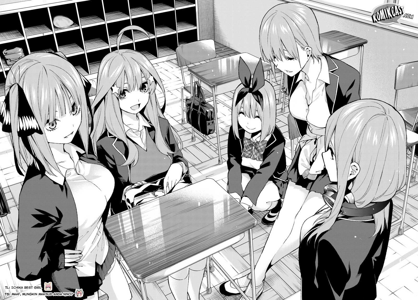 Go-Toubun no Hanayome chapter 69 halaman 22