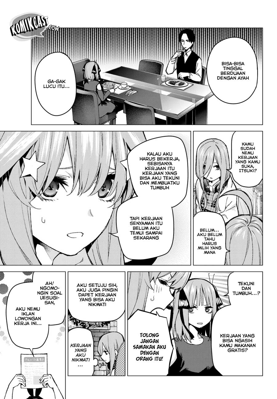 Go-Toubun no Hanayome chapter 69 halaman 9