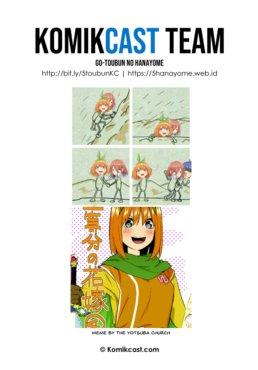 Go-Toubun no Hanayome chapter 80 halaman 25