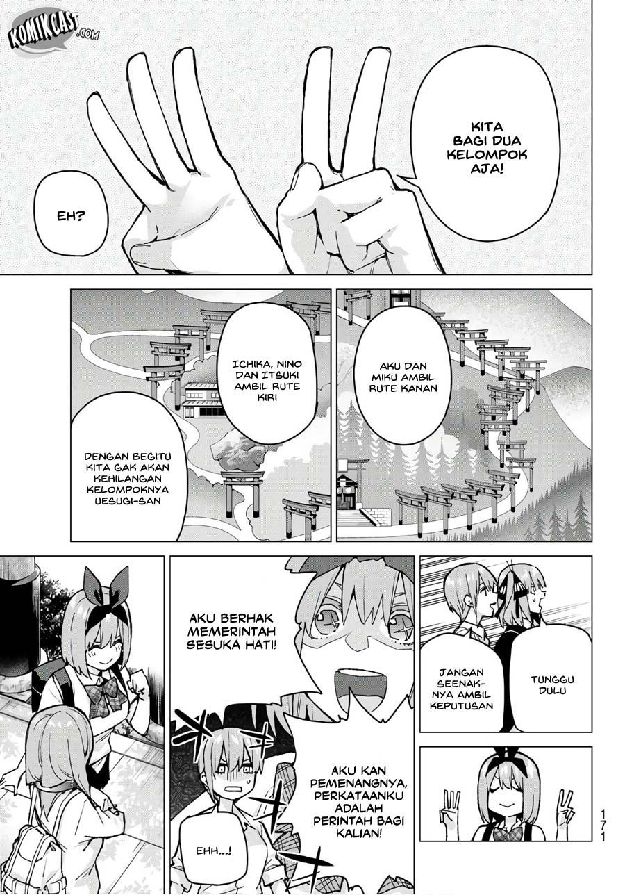 Go-Toubun no Hanayome chapter 80 halaman 15