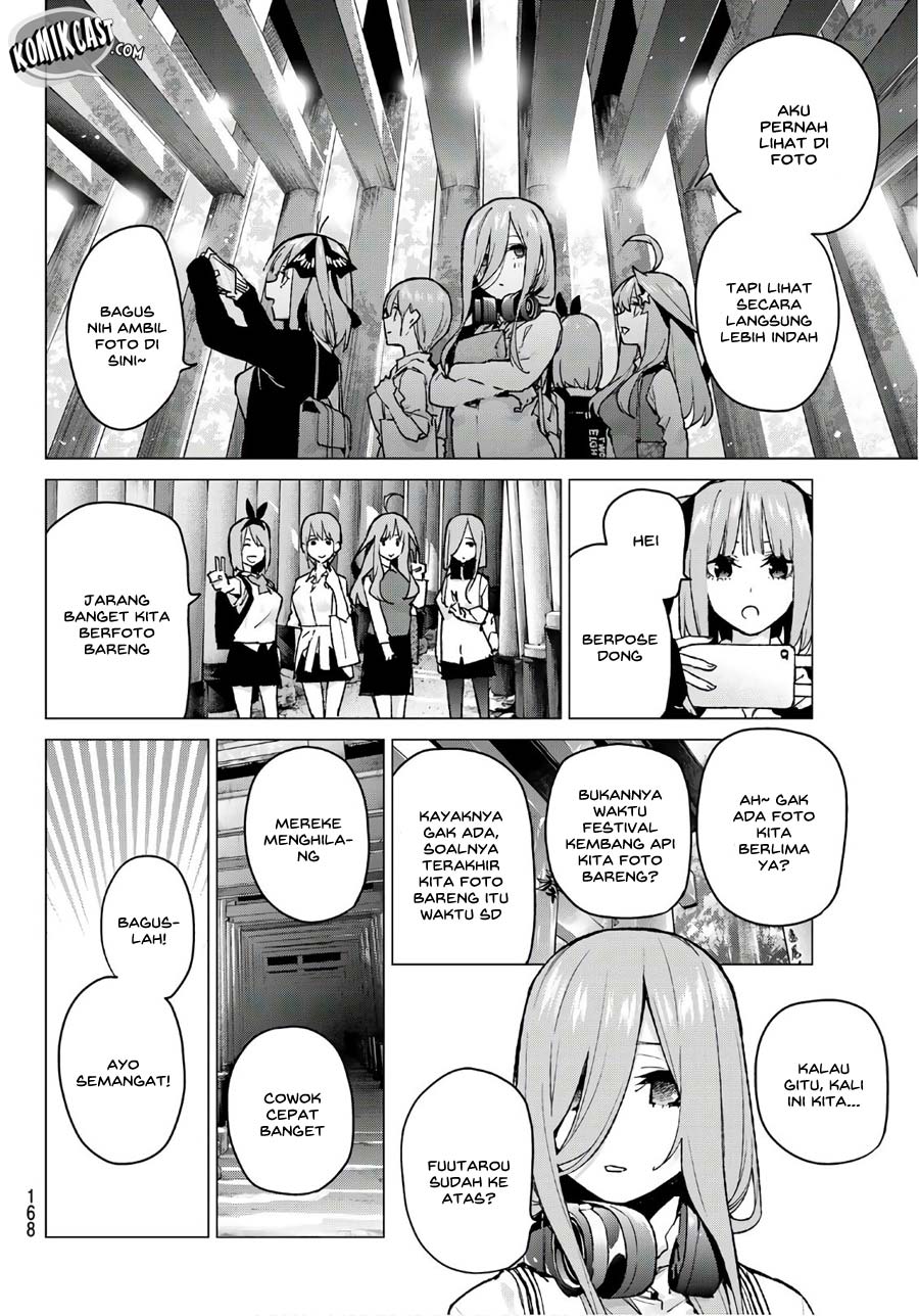 Go-Toubun no Hanayome chapter 80 halaman 12