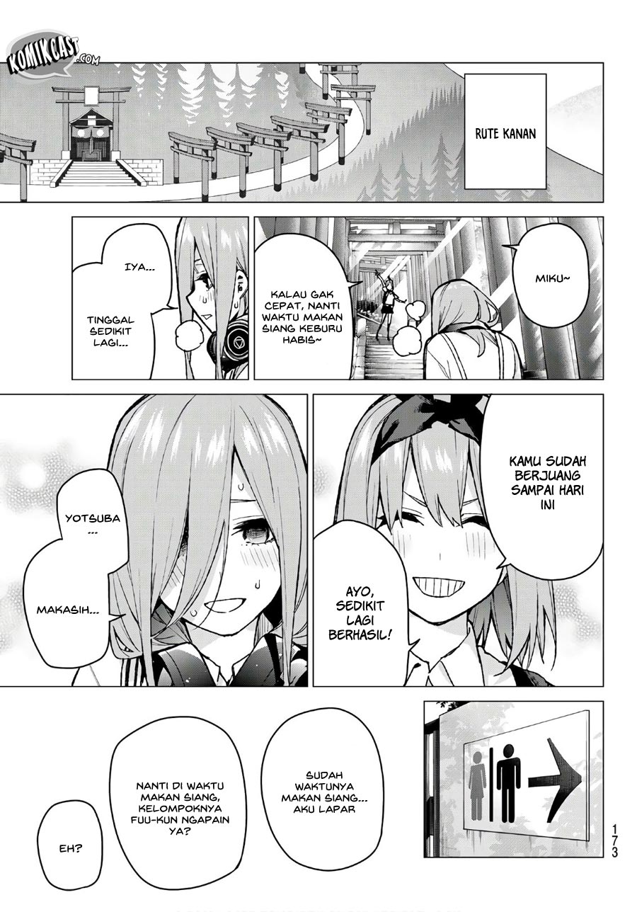 Go-Toubun no Hanayome chapter 80 halaman 17