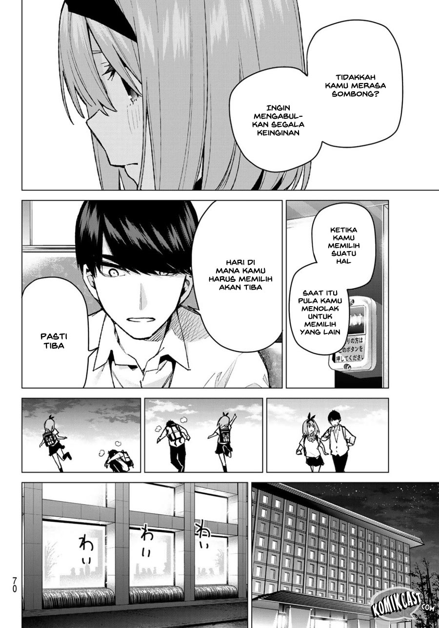 Go-Toubun no Hanayome chapter 81 halaman 14