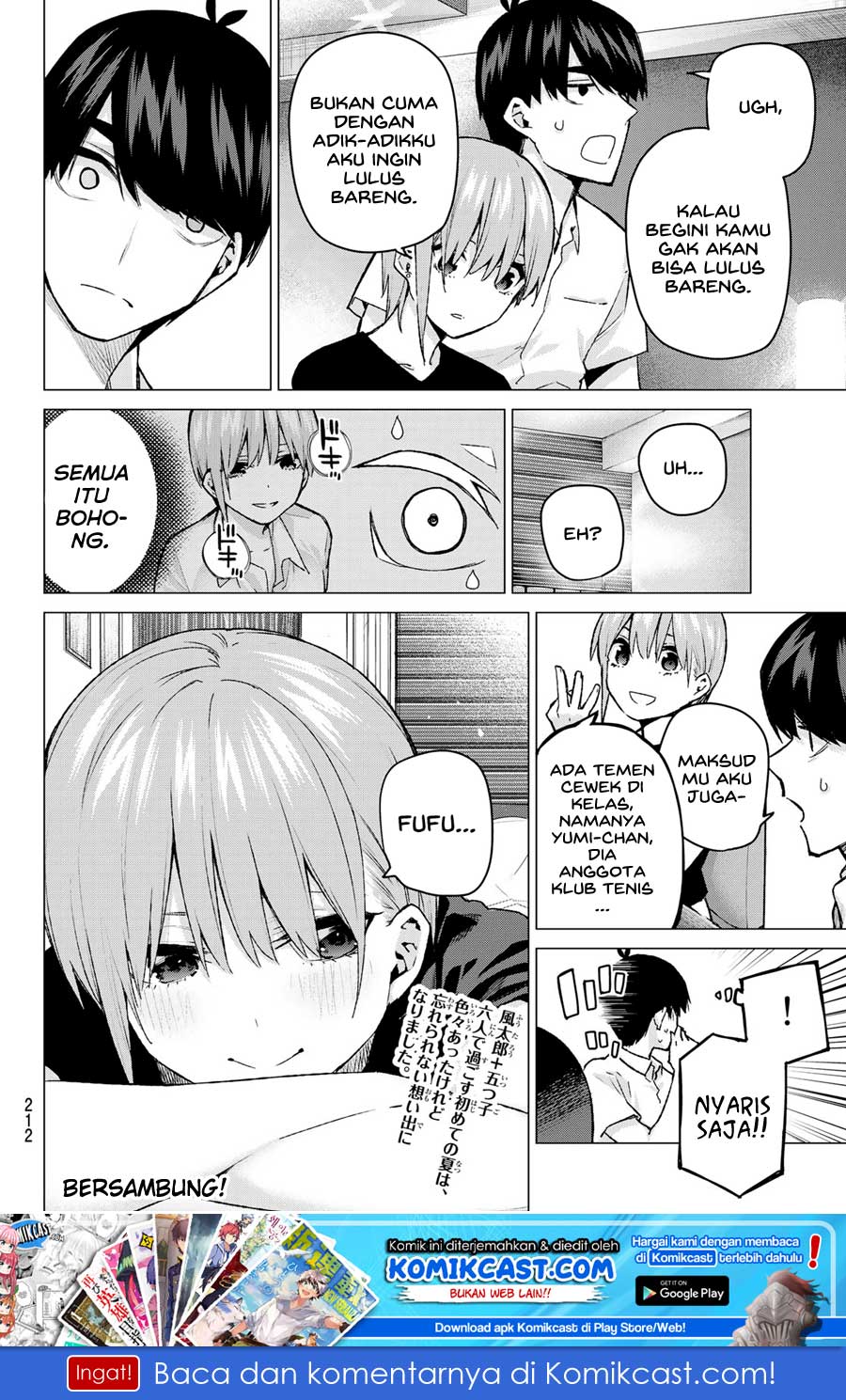 Go-Toubun no Hanayome chapter 95 halaman 22