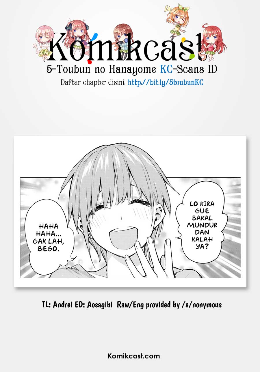 Go-Toubun no Hanayome chapter 95 halaman 23