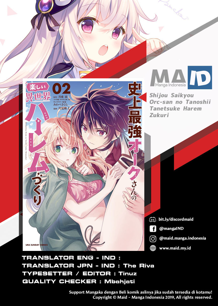 Shijou Saikyou Orc-san no Tanoshii Tanetsuke Harem Zukuri Chapter 21-3