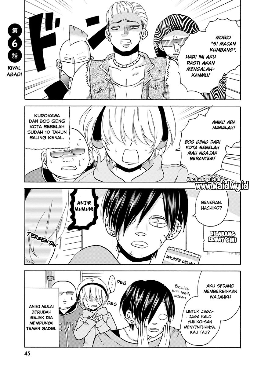 Yankee-kun to Hakujou Gaaru Chapter 06 Bahasa Indonesia page 4