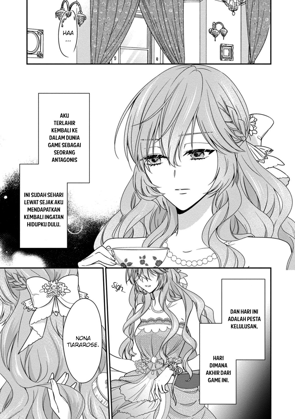 Akuyaku Reijou wa Ringoku no Outaishi ni Dekiai sareru chapter 2 halaman 4