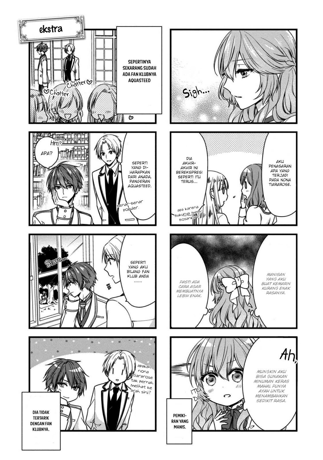 Akuyaku Reijou wa Ringoku no Outaishi ni Dekiai sareru chapter 4.5 halaman 14