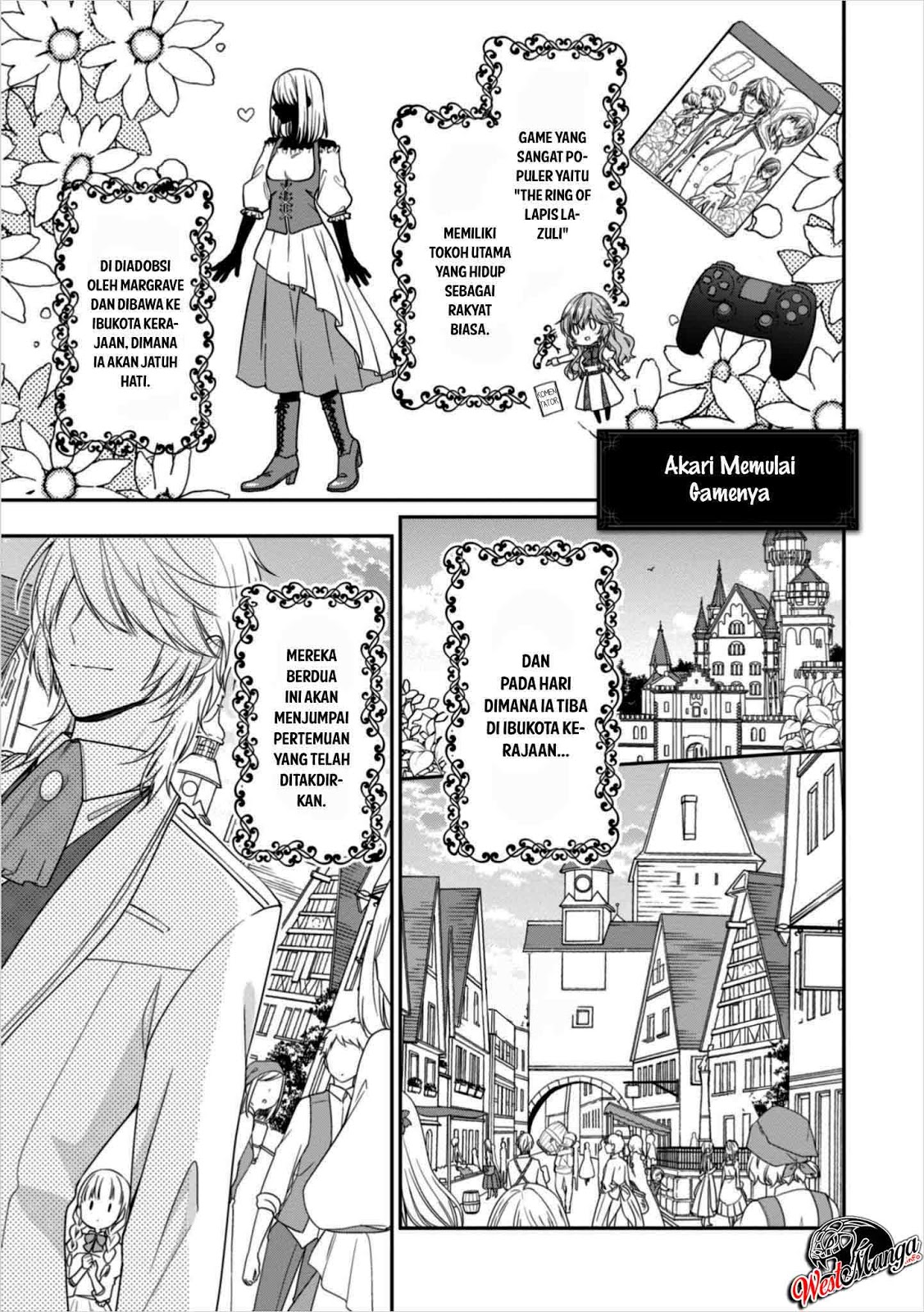 Akuyaku Reijou wa Ringoku no Outaishi ni Dekiai sareru chapter 8.5 halaman 4