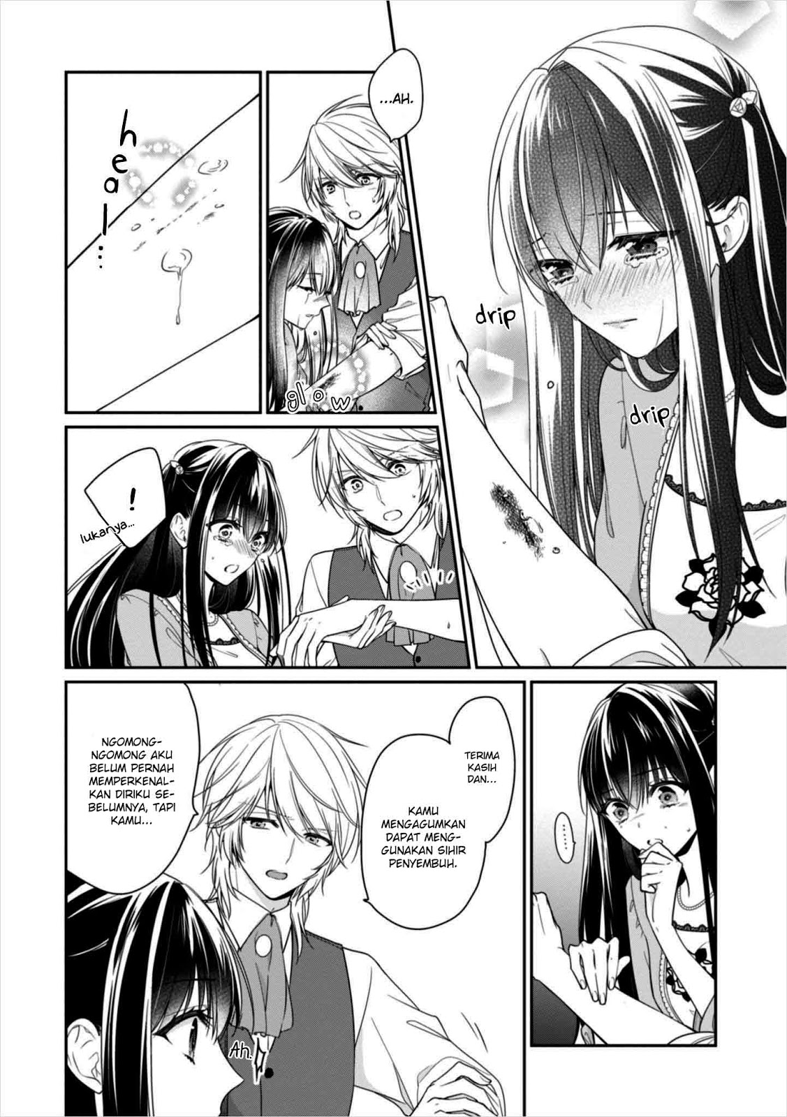 Akuyaku Reijou wa Ringoku no Outaishi ni Dekiai sareru chapter 8.5 halaman 9