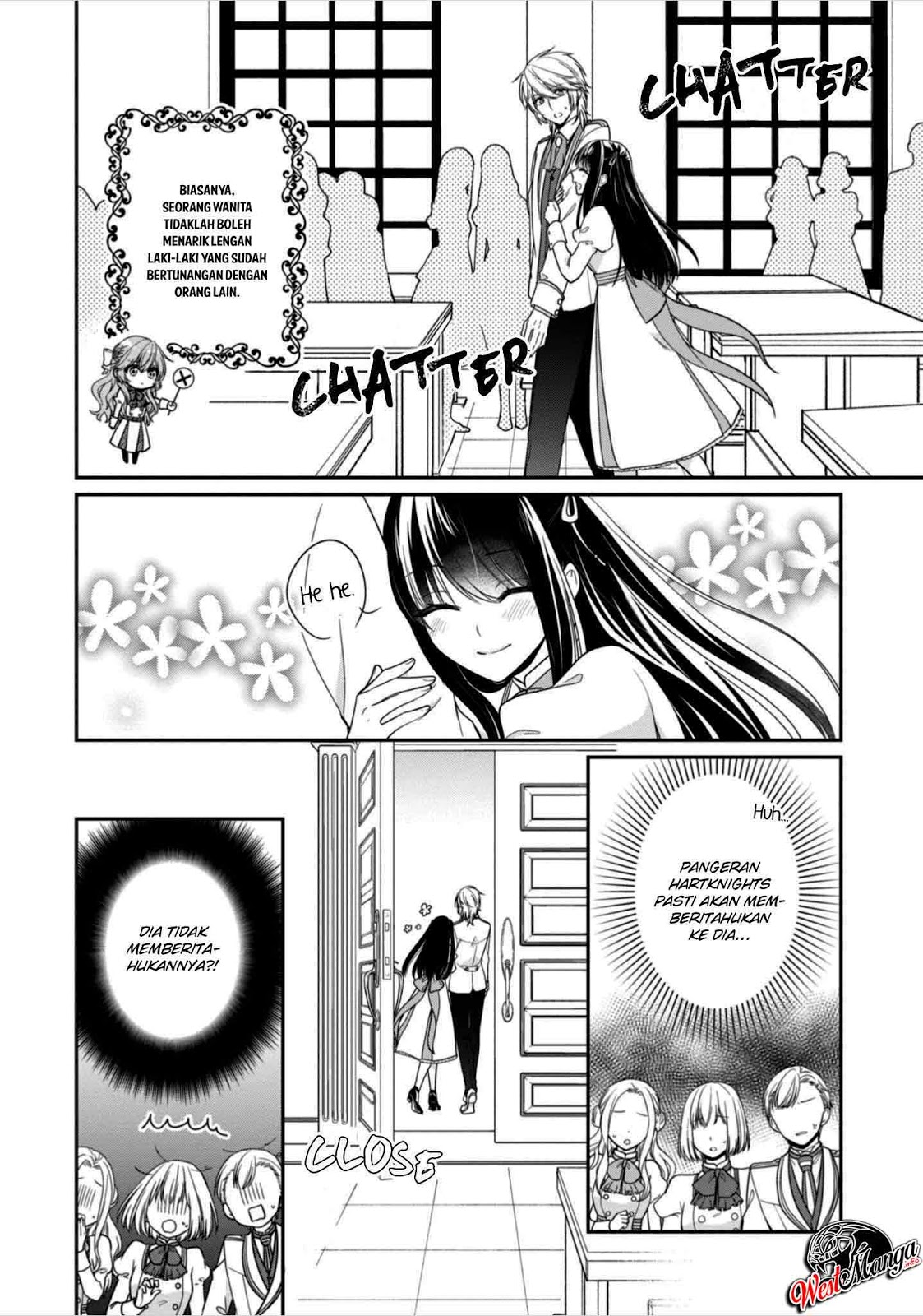 Akuyaku Reijou wa Ringoku no Outaishi ni Dekiai sareru chapter 8.5 halaman 16