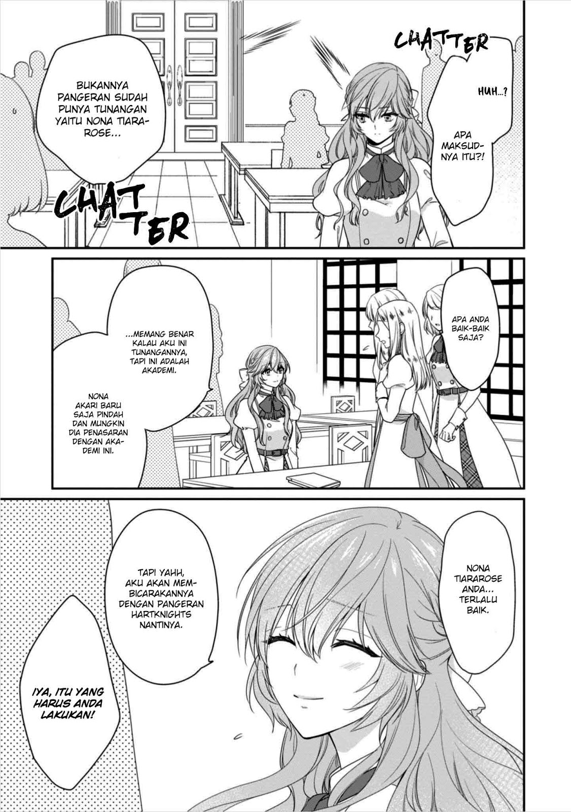 Akuyaku Reijou wa Ringoku no Outaishi ni Dekiai sareru chapter 8.5 halaman 17
