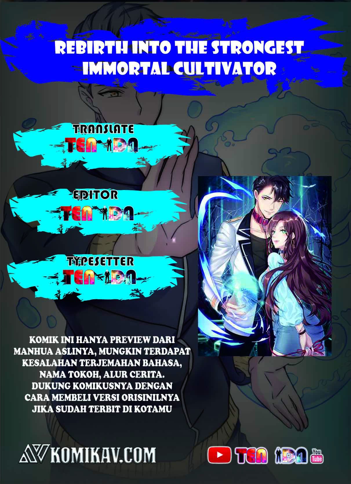 Rebirth Into the Strongest Immortal Cultivator Chapter 00