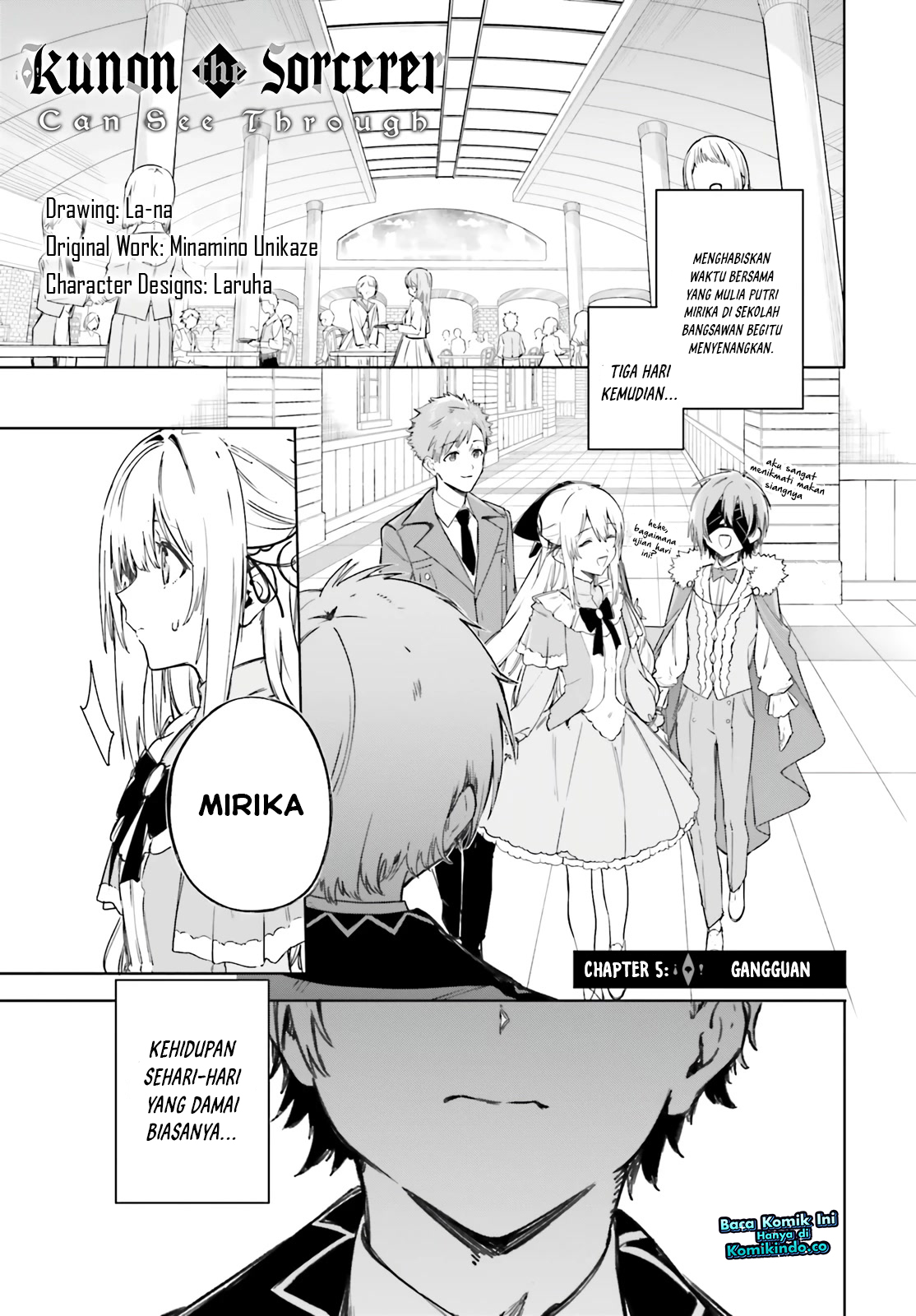 Majutsushi Kunon wa Miete Iru Chapter 05