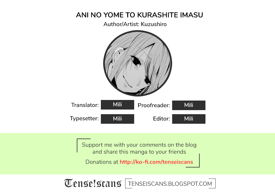 Ani no Yome to Kurashite Imasu. Chapter 10