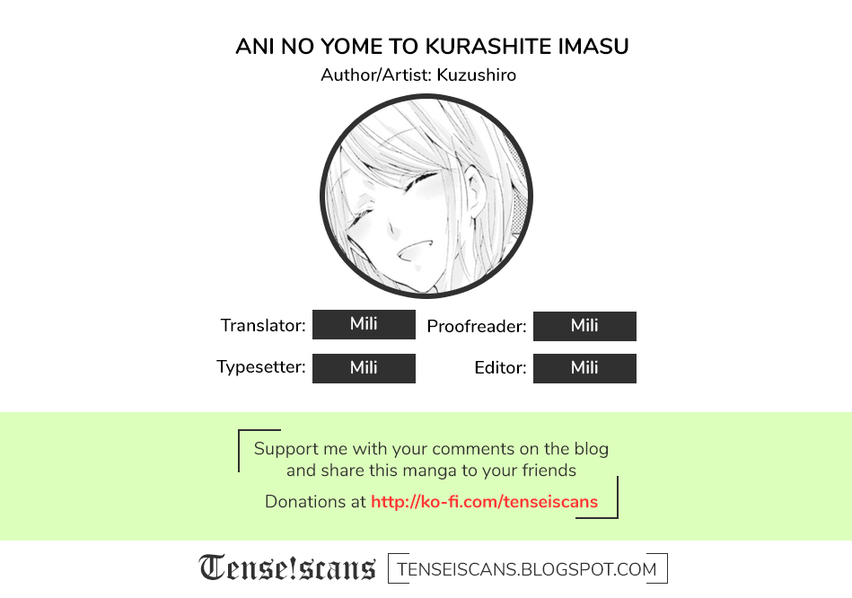 Ani no Yome to Kurashite Imasu. Chapter 8