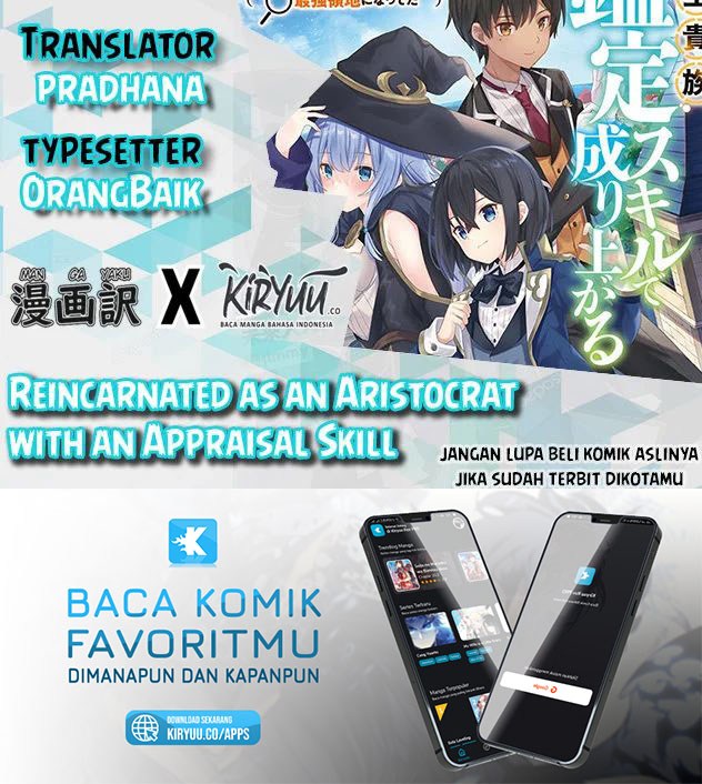 Reincarnated as an Aristocrat with an Appraisal Skill Chapter 19 halaman 1