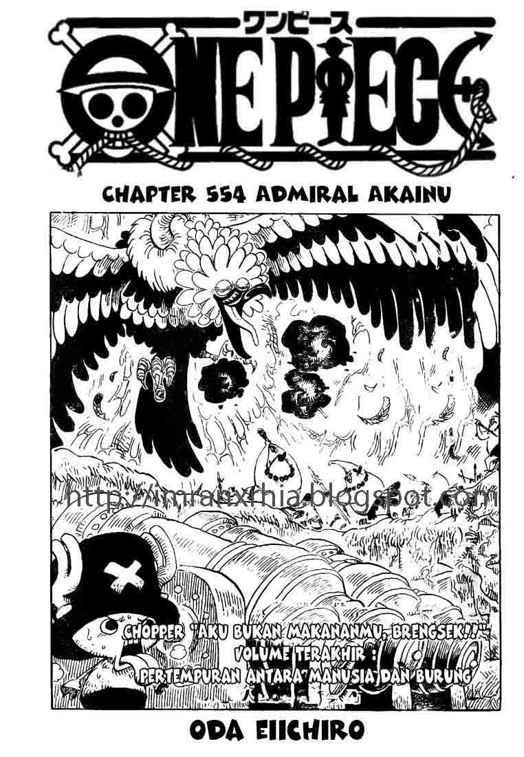 One Piece Chapter 554