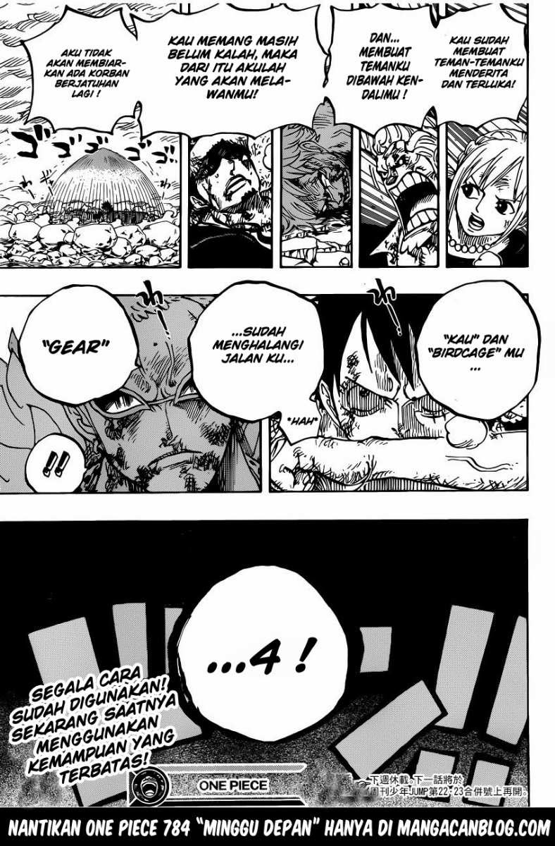 One Piece Chapter 783