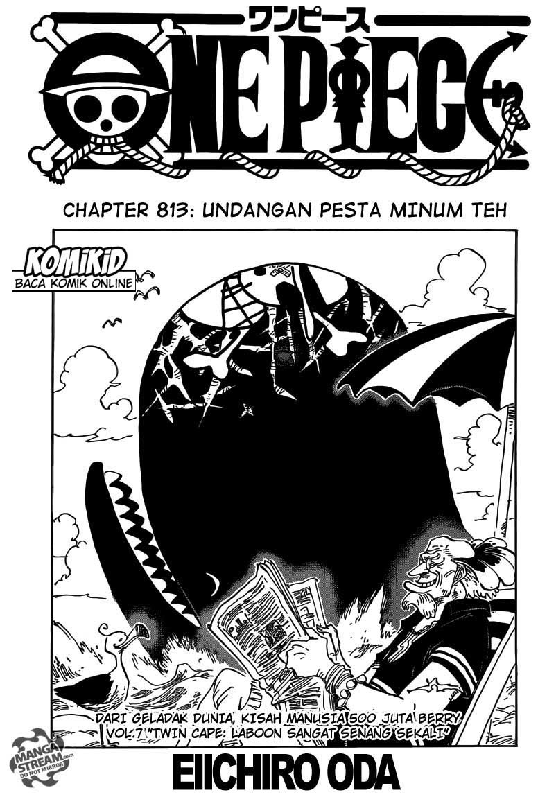 One Piece Chapter 813