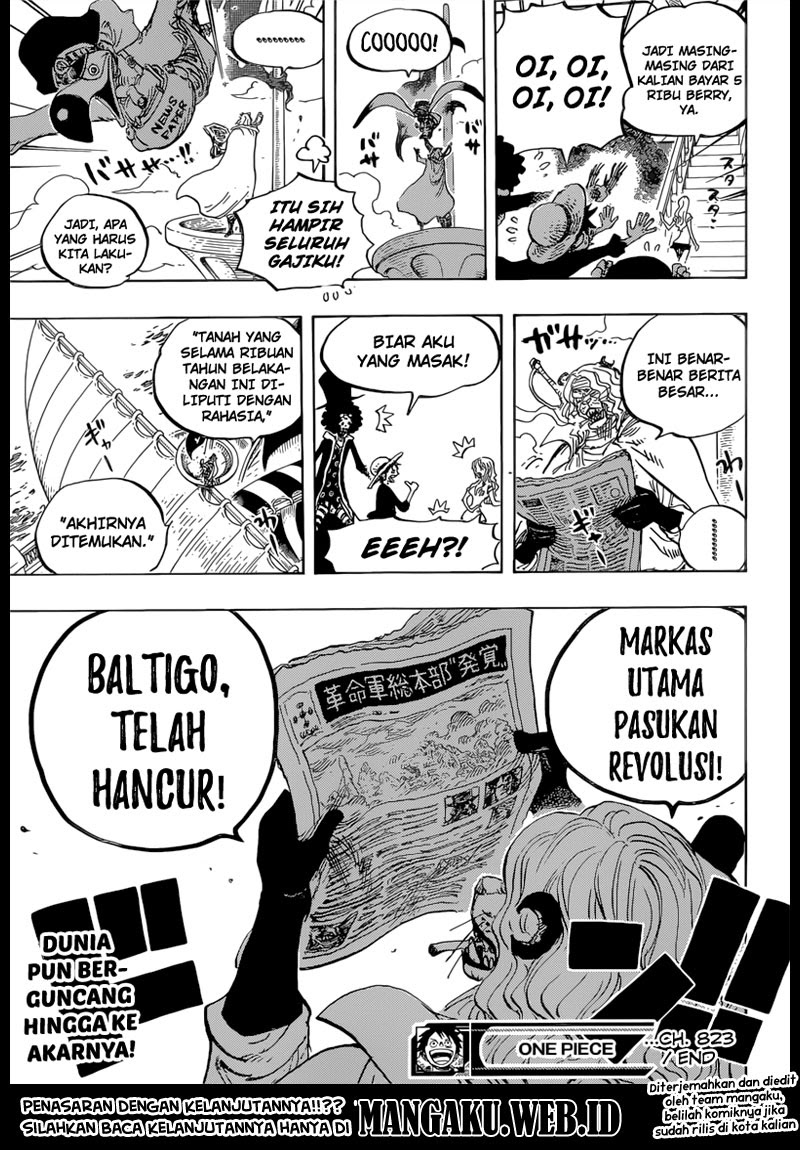 One Piece Chapter 823