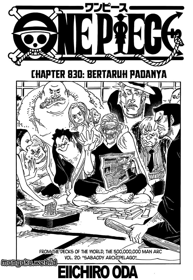 One Piece Chapter 830