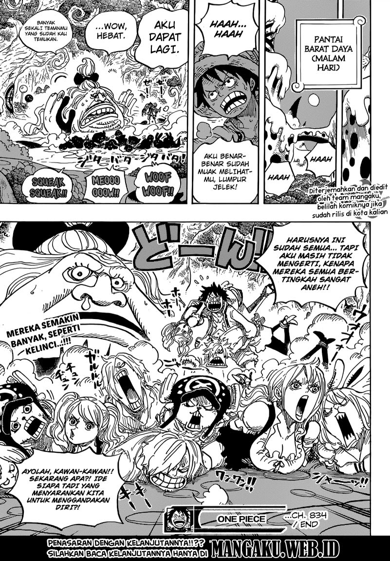 One Piece Chapter 834