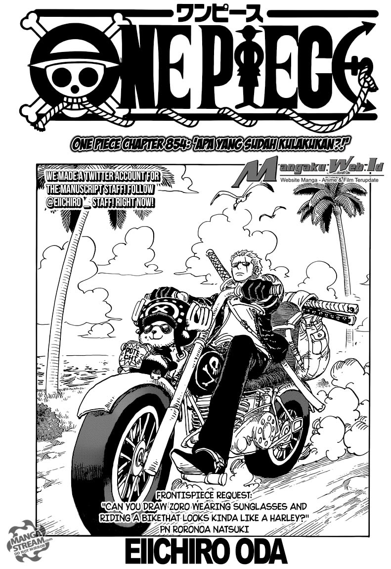 One Piece Chapter 854