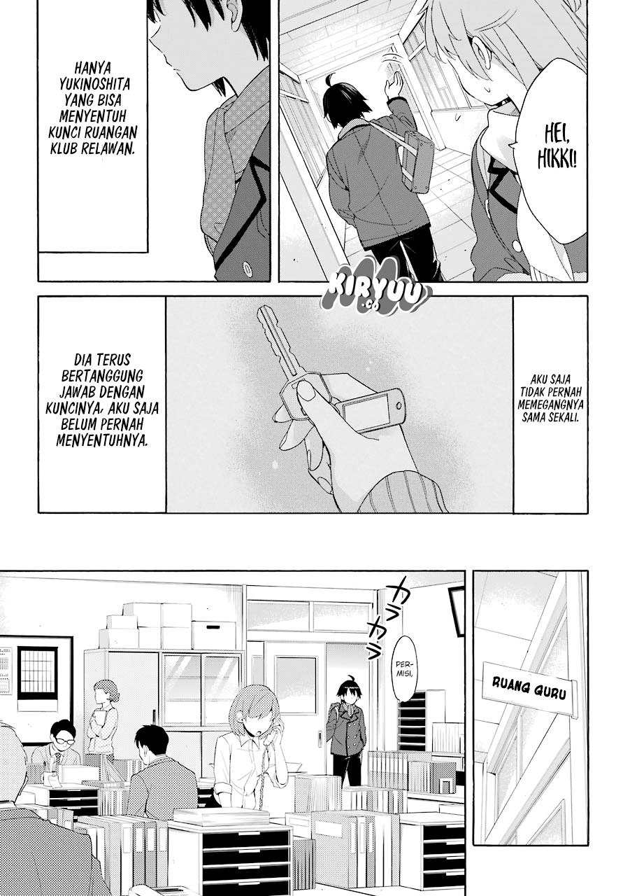 Yahari Ore no Seishun Love Comedy wa Machigatteiru Monologue Chapter 64
