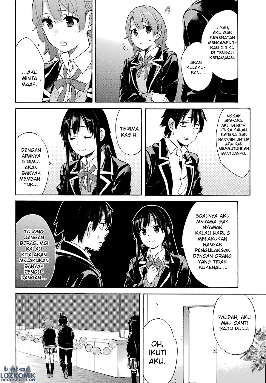 Yahari Ore no Seishun Love Comedy wa Machigatteiru Monologue Chapter 69