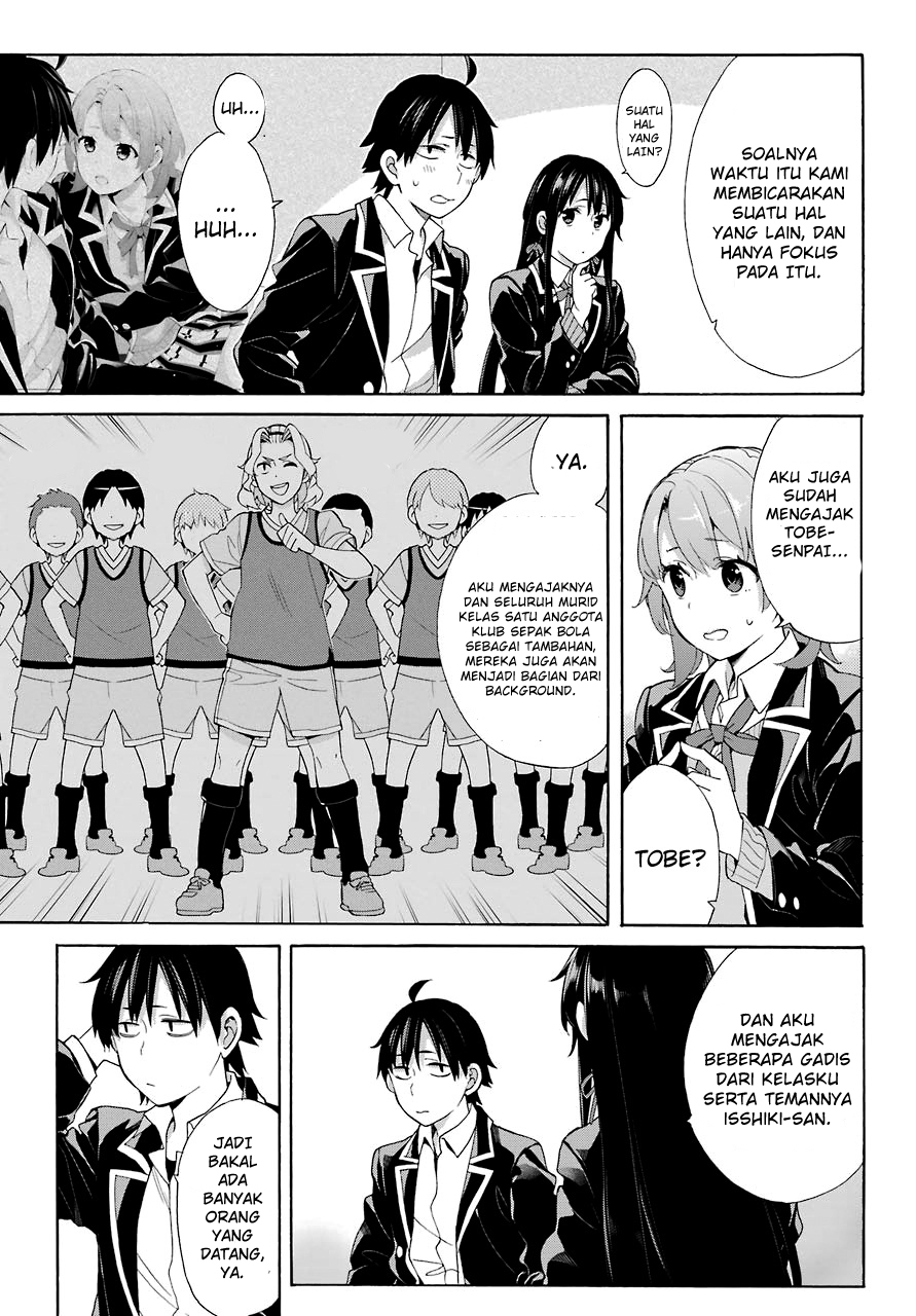 Yahari Ore no Seishun Love Comedy wa Machigatteiru Monologue Chapter 69