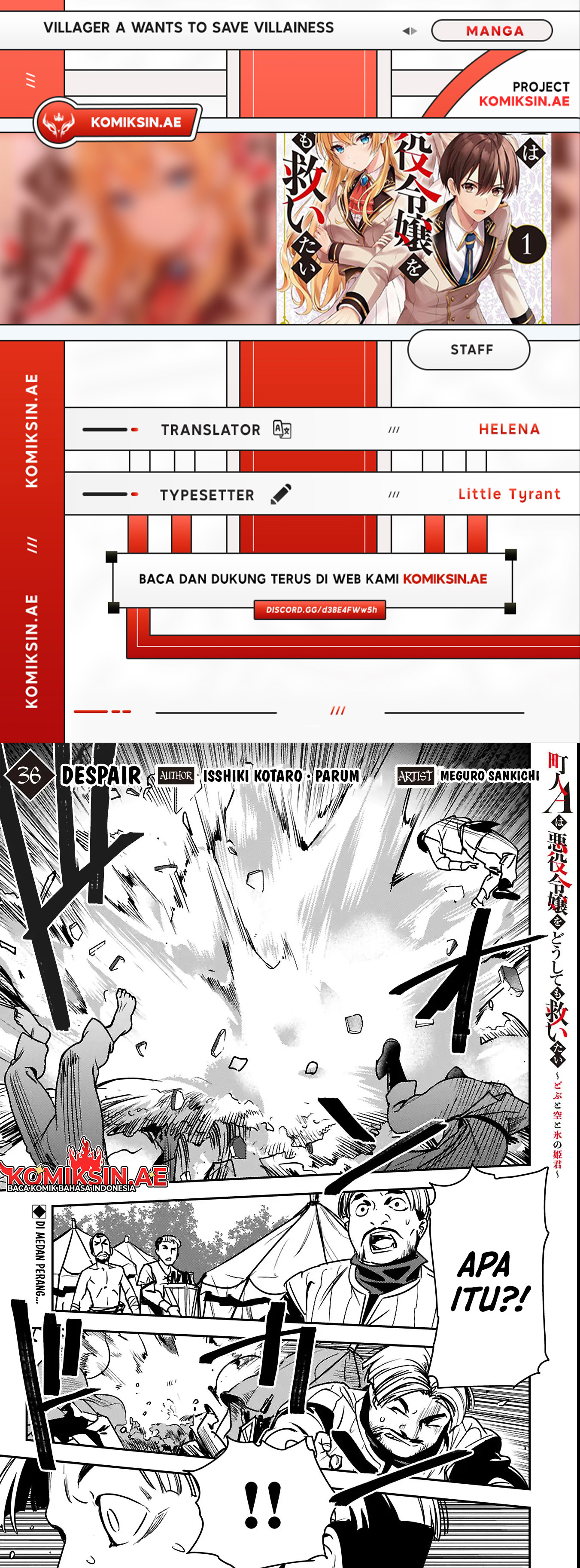 Villager A Wants to Save the Villainess no Matter What! Chapter 36.1