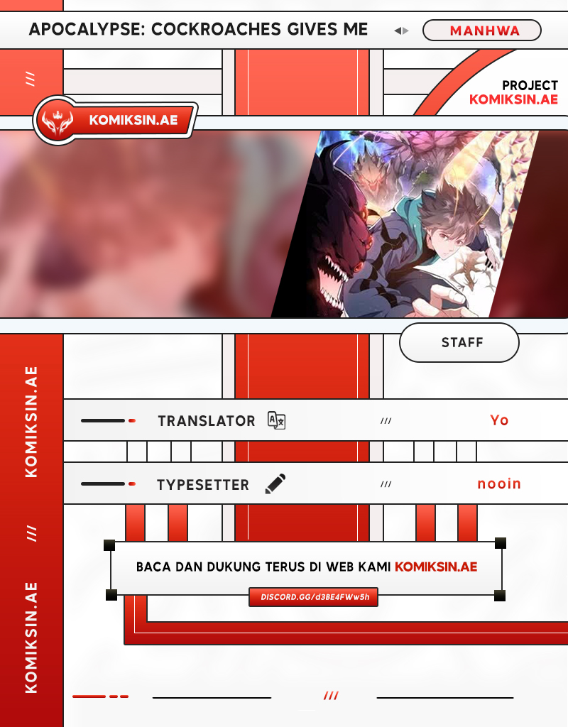 Apocalypse: Cockroaches Gives Me Buff Chapter 15