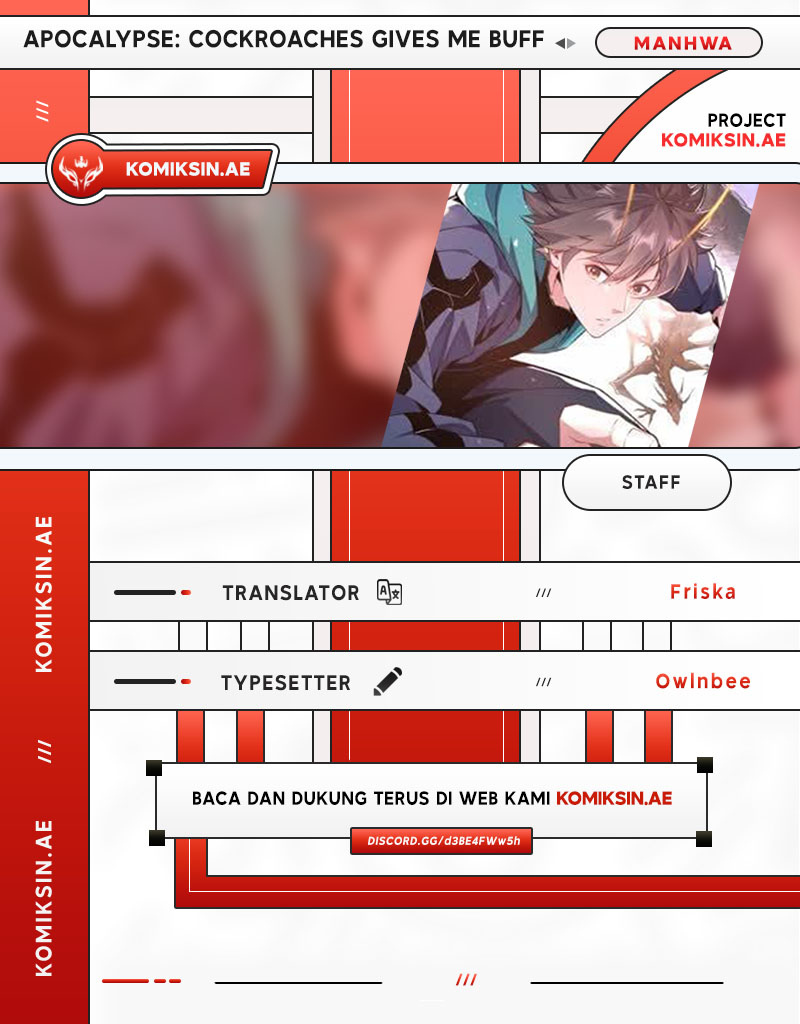Apocalypse: Cockroaches Gives Me Buff Chapter 32